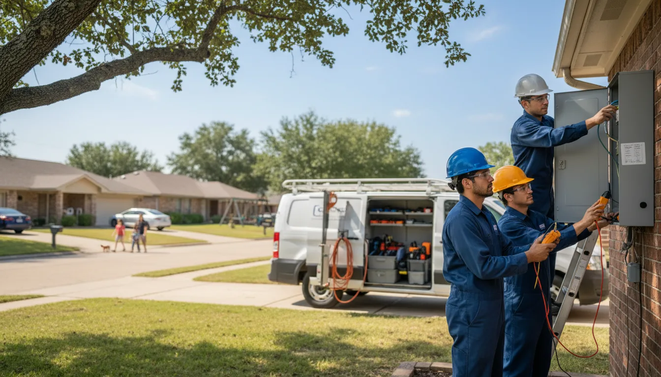 Certified electrician providing emergency electrical services in Green City, MO